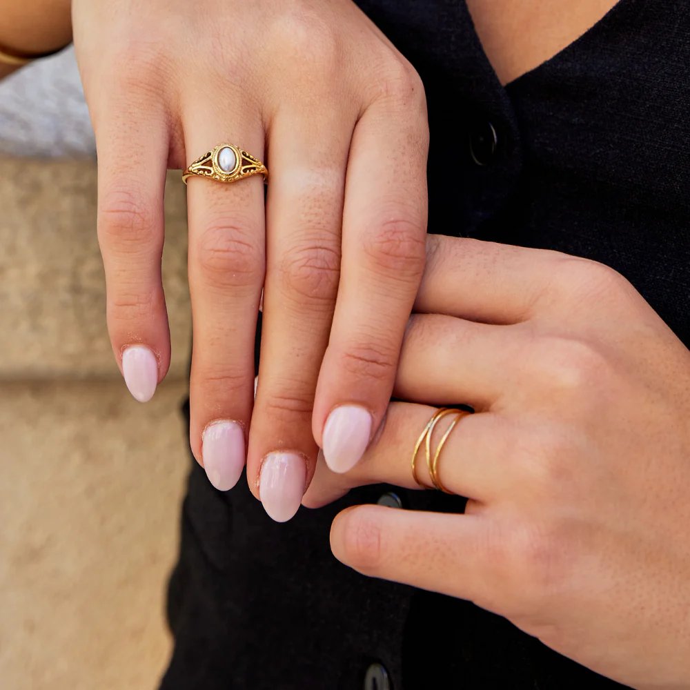 Gold-Plated Minimalist Wrap Ring