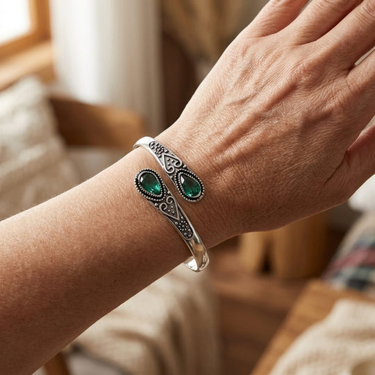 Sterling Silver Filigree Cuff Bracelet