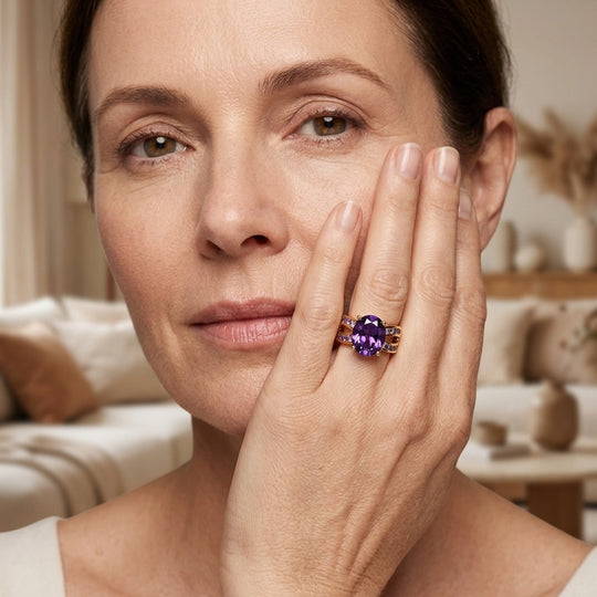 Multi-Stone Split Band Cocktail Ring