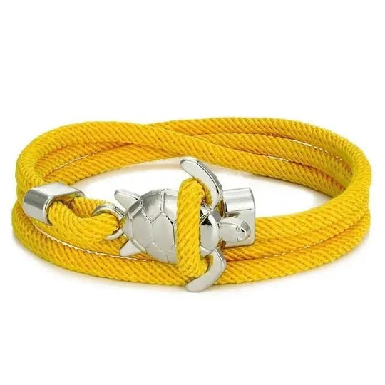 Braided Rope Anchor Clasp Bracelet