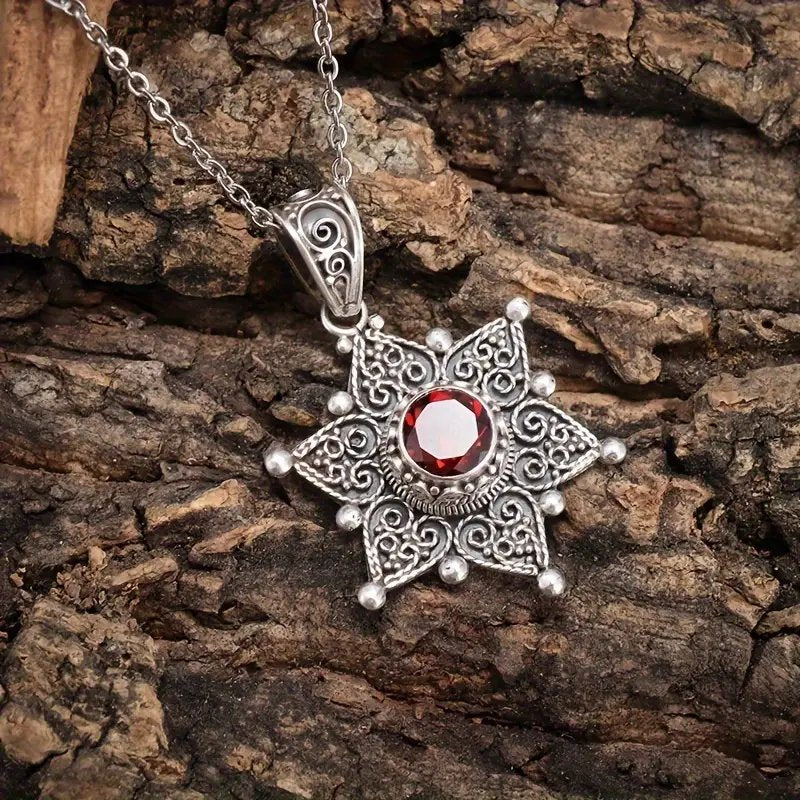Sterling Silver Filigree Star Pendant