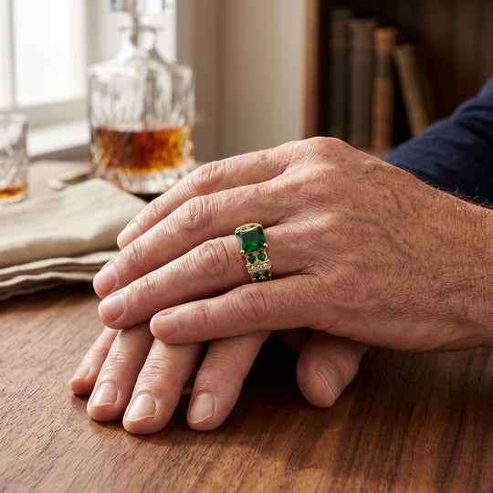 Gold Plated Multi-Stone Cocktail Ring