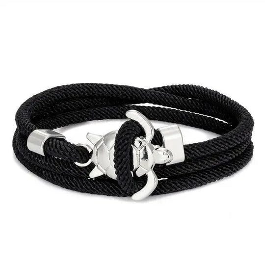 Braided Rope Anchor Clasp Bracelet
